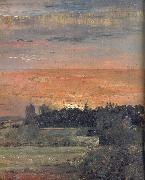 John Constable, View towards the rectory